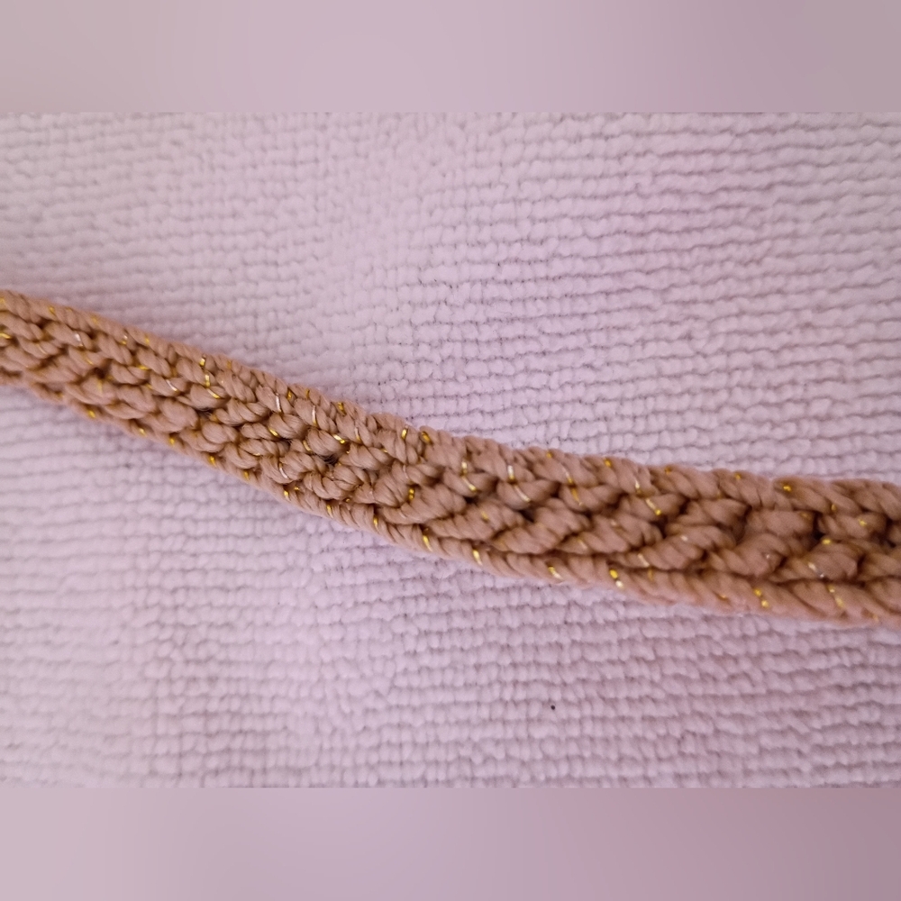 The Sak Gold Metallic  Crochet Women's Bag - Picture 6 of 11